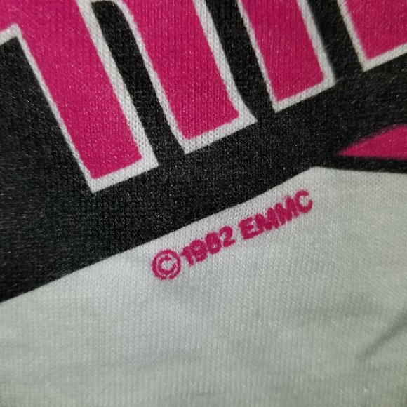 Vintage Rick Springfield 1982 Tour Single Stitch Raglan Shirt Size M Blue/White - Picture 3 of 7